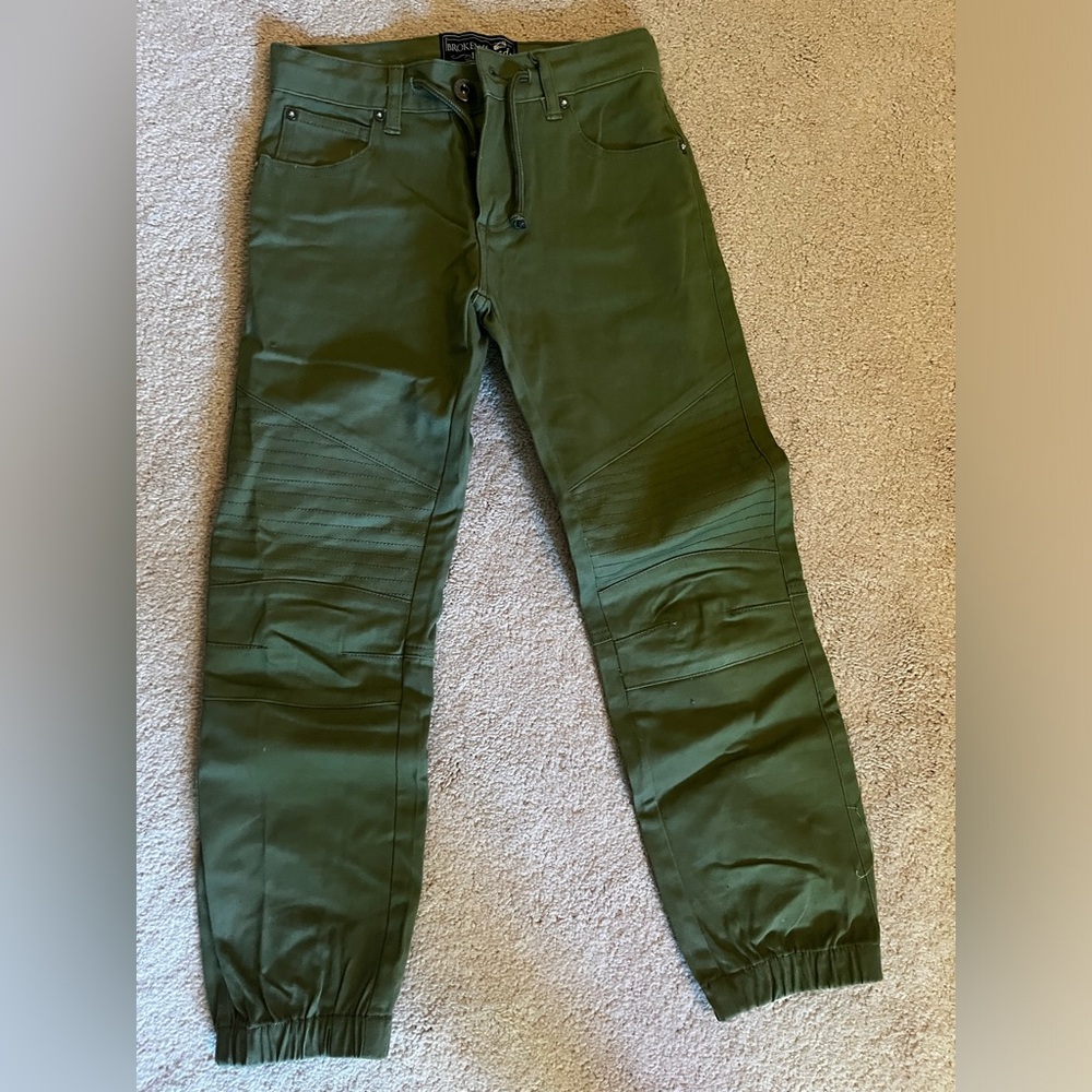 Olive Green Stylish Pants